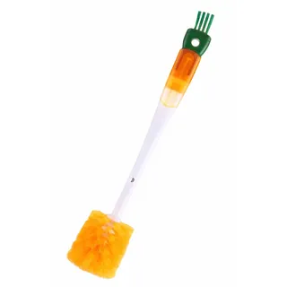 Escova 5 em 1 na cor laranja